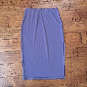 HALARA Women’s high waisted body on midi skirt African violet size medium